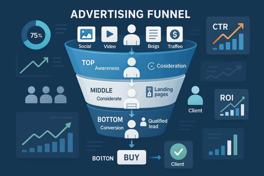 Estratégia De Conversão: Como Estruturar Um Funil De Publicidade Online Que Gera Resultados Reais 5 Gentileza Agência De Marketing Digital Natal Rn - Agência Gentileza Marketing Digital Natal Rn. Aumente Suas Vendas Com Inbound Marketing, Criação De Site, Google E Seo Pra Ficar Em Primeiro.